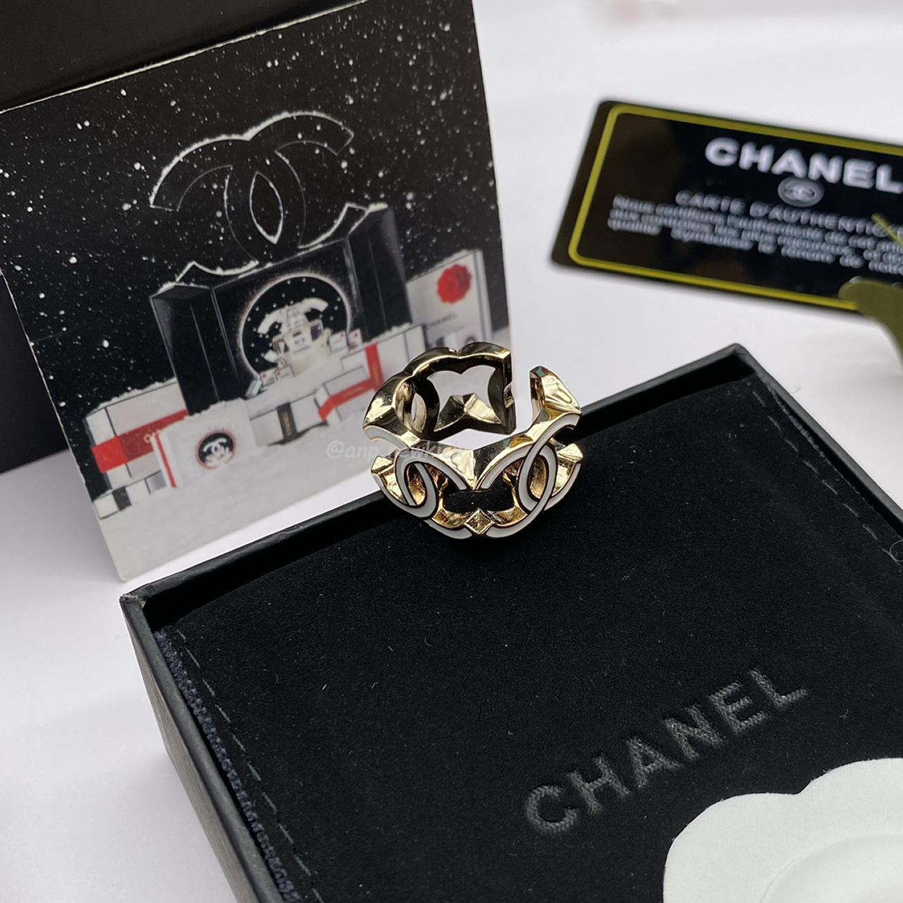 Chanel Cc Gold Ring (4) - www.newkick.org
